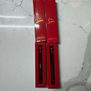 2 Christian Louboutin Loubirouge eau de parfum intense .14oz each 4ml each
